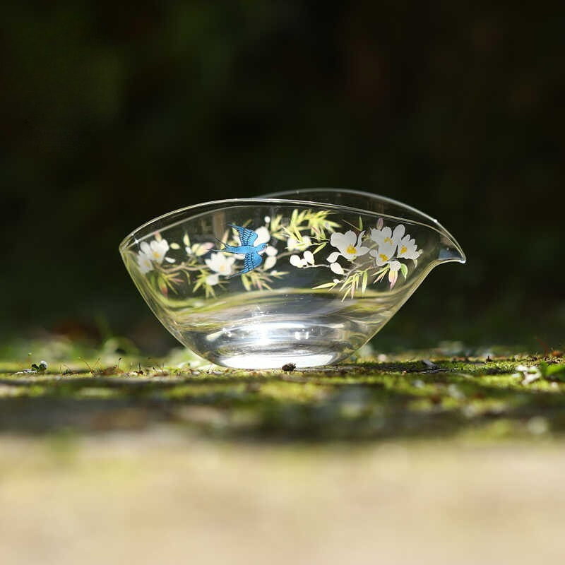 200ml Glass Fair Cup Thickened - đánh giá và giá Korean Tea Set