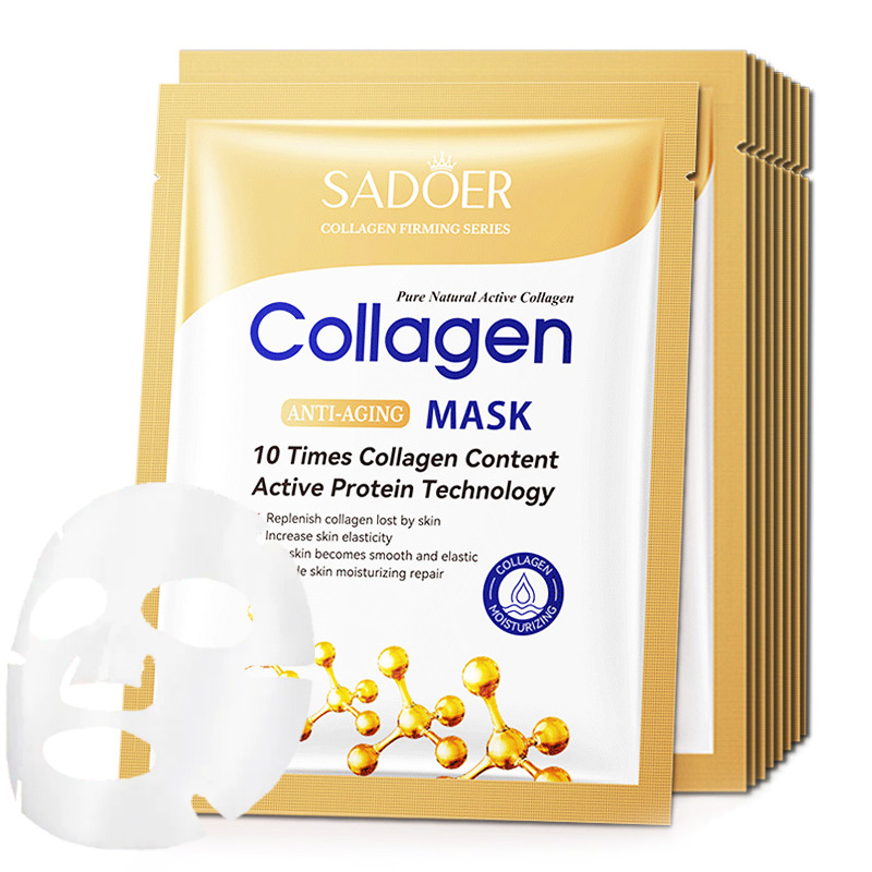 10pcs Anti-wrinkle Collagen Fa - đánh giá và giá Sheet Mask Collagen