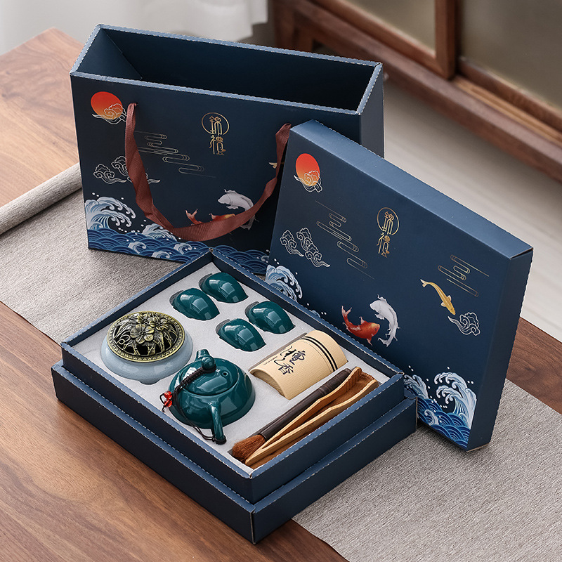 Kungfu Tea Set One Pot Four Cu - đánh giá và giá Korean Tea Set