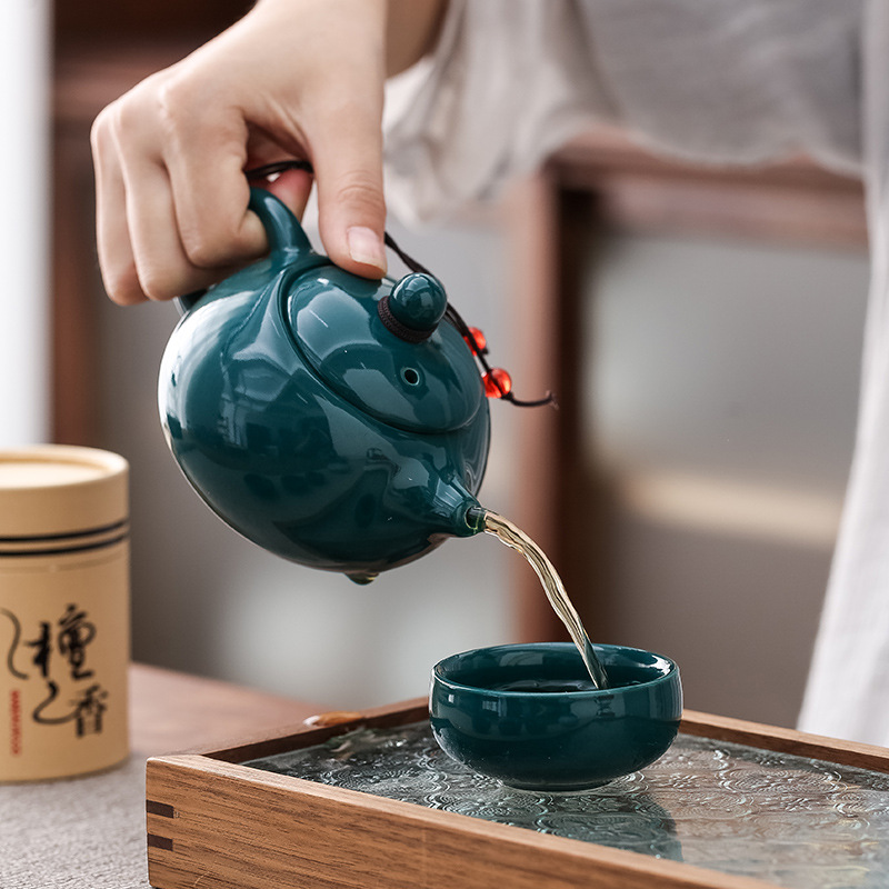 Kungfu Tea Set One Pot Four Cu - đánh giá và giá Korean Tea Set