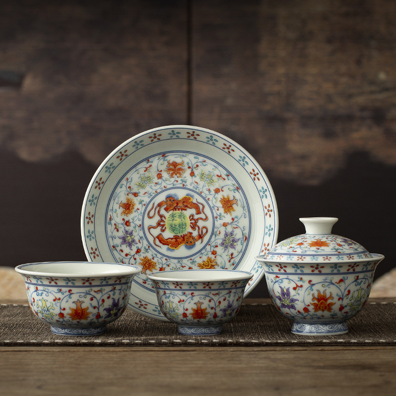 Handmade Jingdezhen Blue White - đánh giá và giá Korean Tea Set