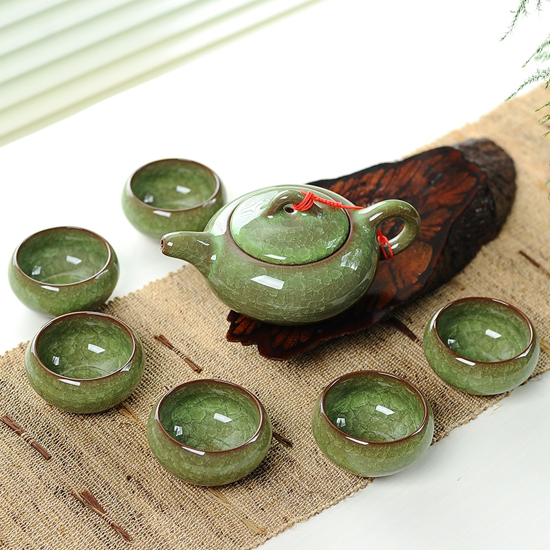7pcs Ceramic Tea Set with Ice  - đánh giá và giá Korean Tea Set